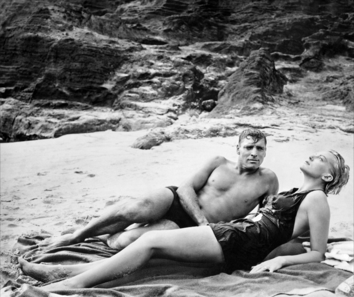 Burt Lancaster and Deborah Kerr in "From Here to Eternity" (Fred Zinnemann, 1953)