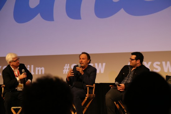 Billy Crystal and Josh Gad at post-screening Q&A for