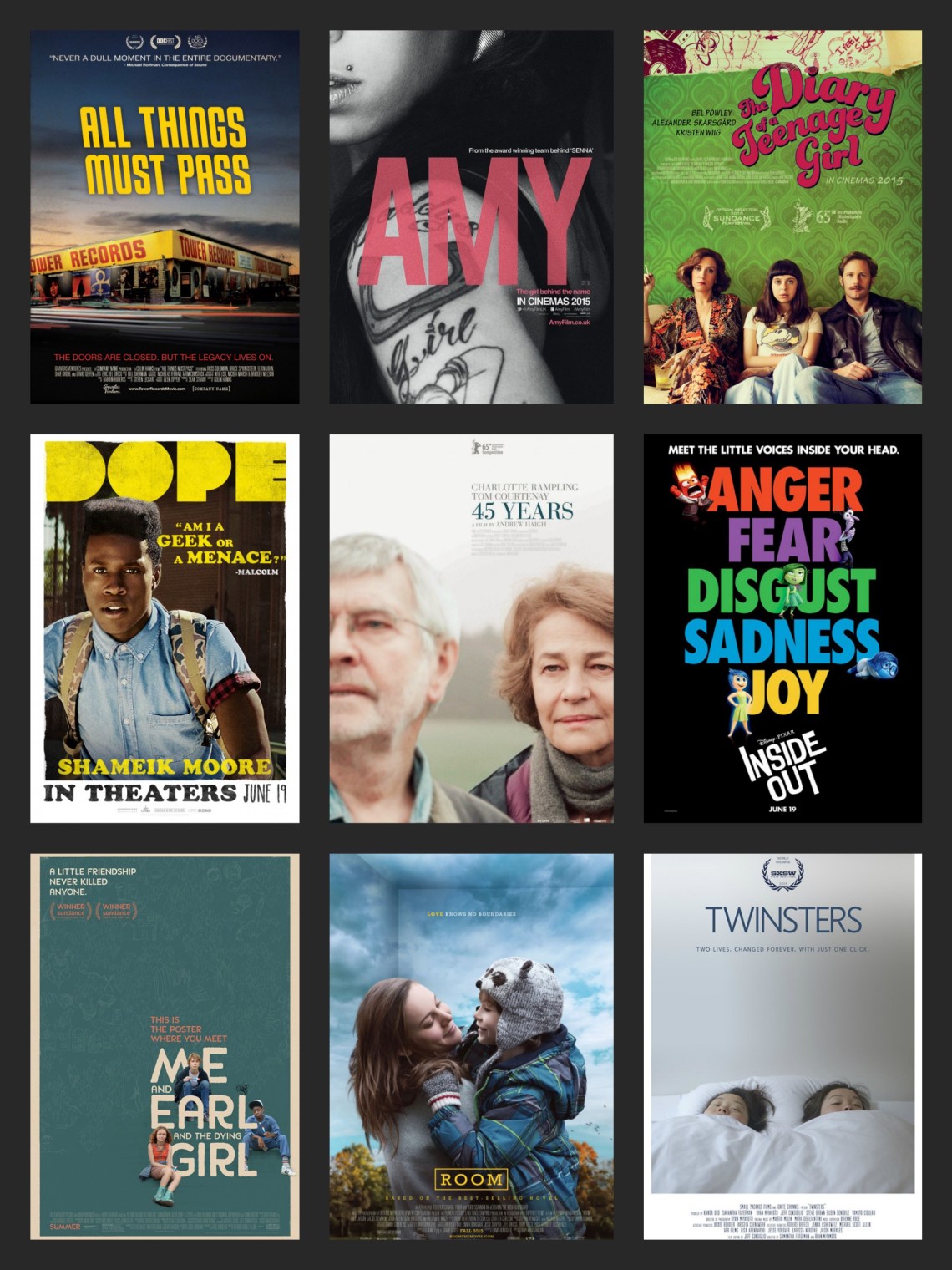 Second 9 Best of 2015